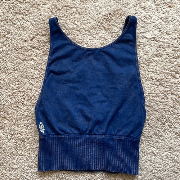 Good Karma High Neck Crop Tank - Free People - Picture 2 of 3